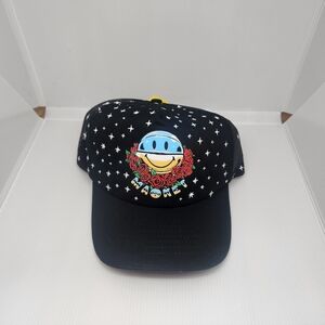 Market Embroidered Smiley Keep On Shining Trucker Hat